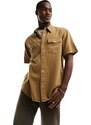 Levi's - Camicia stile western color cuoio vestibilità comoda-Marrone