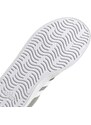 Sneakers grigie da ragazzo con strisce bianche adidas VL Court 3.0 K