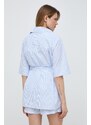 Max Mara Leisure camicia in cotone donna colore blu