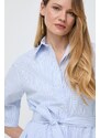 Max Mara Leisure camicia in cotone donna colore blu