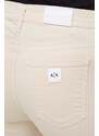 Armani Exchange pantaloni donna colore beige