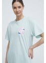Ellesse t-shirt in cotone donna colore turchese
