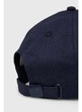 Ellesse berretto da baseball in cotone colore blu navy con applicazione