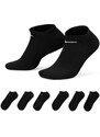 Nike Training - Everyday Cushioned - Confezione da 6 paia di calzini sportivi imbottiti neri-Nero