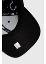 New Era berretto da baseball in cotone colore nero con applicazione LOS ANGELES LAKERS