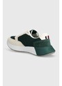 Tommy Hilfiger sneakers CLASSIC ELEVATED RUNNER MIX colore verde FM0FM04940