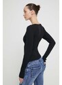 Moschino Jeans maglione in cotone colore nero
