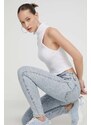 Moschino Jeans maglione in cotone colore bianco