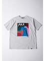 by Parra t-shirt in cotone Ghost Caves uomo colore grigio 51100