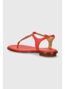 MICHAEL Michael Kors sandali in pelle Mallory donna colore rosso 40S1MAFA2L