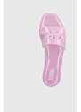 Karl Lagerfeld ciabatte slide JELLY donna colore rosa KL80005T