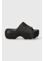 Crocs ciabatte slide Stomp Slide donna colore nero 209346