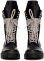 Rick Owens stivaletti alla caviglia in pelle x Dr. Martens 1918 Calf Length Boot donna colore nero DW01D7808