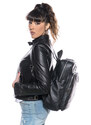 Leather Trend Catigliano - Zaino Nero In Vera Pelle