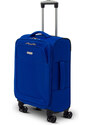 Trolley bagaglio a mano blu in tessuto Romeo Gigli