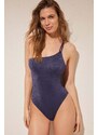 women'secret costume da bagno intero LOTUS colore blu navy 5527089