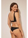 women'secret top bikini HIBISCUS colore nero 6487588.6487595