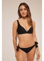 women'secret top bikini HIBISCUS colore nero 6487588.6487595