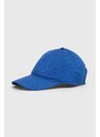 Lacoste berretto da baseball in cotone colore blu