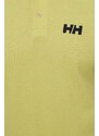 Helly Hansen polo in cotone colore giallo