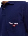 Polo Ralph Lauren - Sport Capsule - Polo classica oversize blu navy con stemma del logo