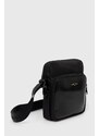 Fred Perry borsetta Nylon Twill Leather Side Bag colore nero L7275.774