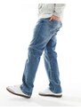 Hollister - Jeans dritti lavaggio blu medio