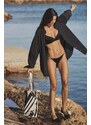 women'secret top bikini HIBISCUS colore nero 6487573.572.574