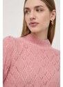 Morgan maglione in misto lana donna colore rosa