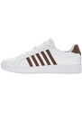 K-Swiss sneakers in pelle COURT TIEBREAK colore bianco 07011.936.M