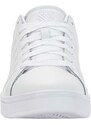 K-Swiss sneakers in pelle COURT TIEBREAK colore bianco 07011.154.M