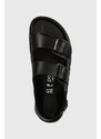 Birkenstock sandali in pelle BIRKENSTOCK X PAPILLIO Arizona Chunky Exq donna colore nero 1024608