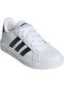 Adidas Grand Court lace Sneakers white black kids