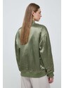Max Mara Leisure giacca bomber donna colore verde