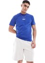 Prince - T-shirt blu con logo sulla schiena