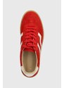 Gant sneakers in camoscio Cuzima colore rosso 28533550.G51