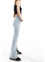 Scalpers - Jeans bootcut color indaco chiaro-Viola