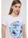 PLEIN SPORT t-shirt in cotone donna colore blu