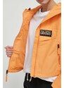 Napapijri giacca Rainforest donna colore arancione NP0A4HTRA641