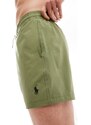 Polo Ralph Lauren - Traveler Icon - Pantaloncini da bagno slim taglio medio con logo verde medio