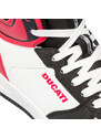 Sneakers alte bianche, rosse e nere da uomo Ducati Sepang 6