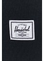 Herschel pantaloni da jogging in cotone colore nero