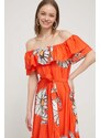 Desigual vestito in cotone GEORGEO colore arancione 24SWVW02