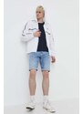 Tommy Jeans giacca uomo colore bianco