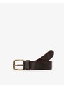 Scalpers - Cintura marrone con stampa di teschi
