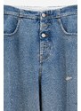 MM6 Maison Margiela Jeans 5 POCKET in cotone azzurro