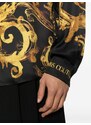 Versace Jeans Couture Camicia nera stampa barocca