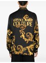 Versace Jeans Couture Camicia nera stampa barocca