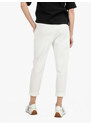 Fashion Pantaloni Donna Con Coulisse Casual Bianco Taglia L