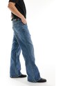 Dr. Denim - Rift - Jeans bootcut lavaggio medio canyon-Blu